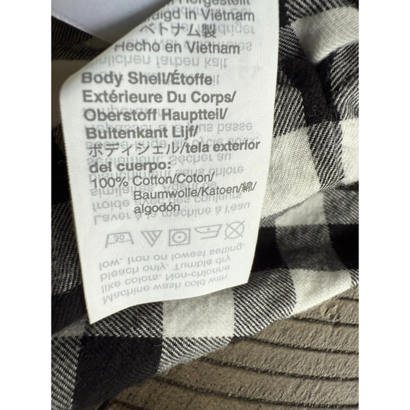 J.Crew Gingham Popover Shirt – Black & White Check, 100% Cotton, Size S - Picture 7 of 8